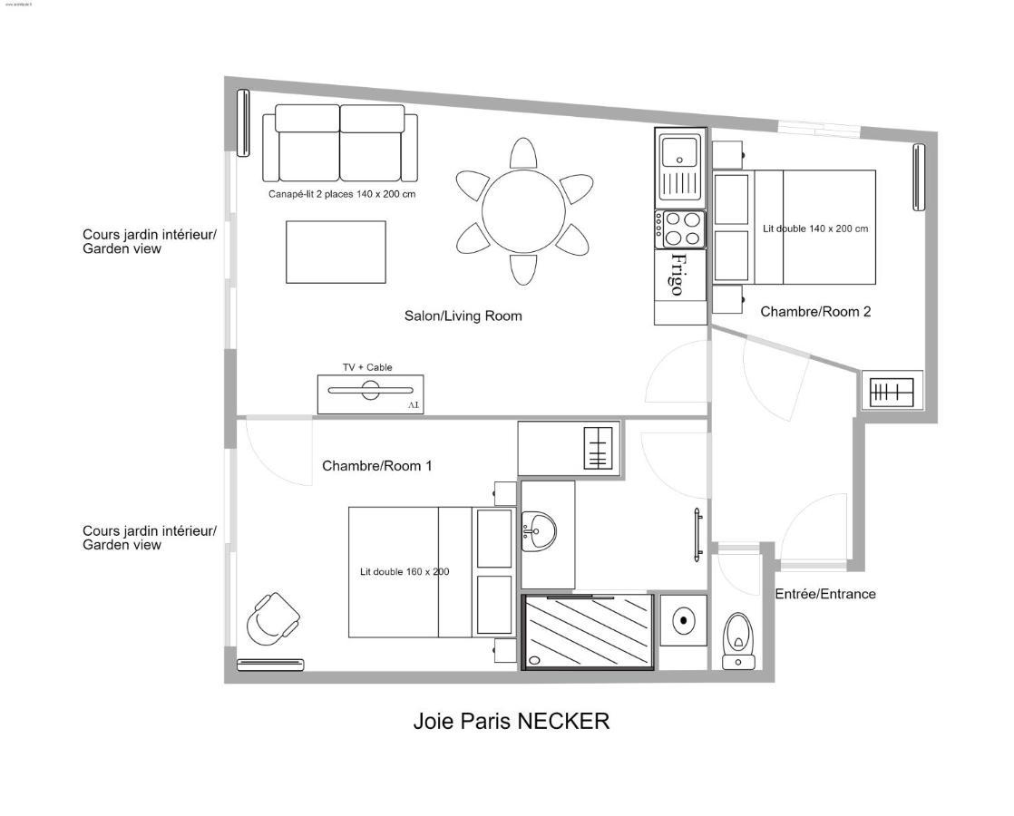 Joie Paris Bargue Apartment Exterior photo